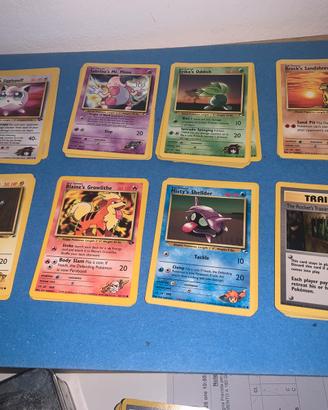 Lotto 40 Carte Pokémon GYM HEROES 2000  Wizards