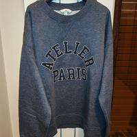 felpa girocollo stile college H&M