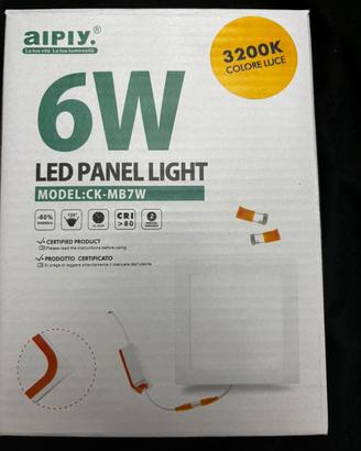 Luci, lampadine Led panel light