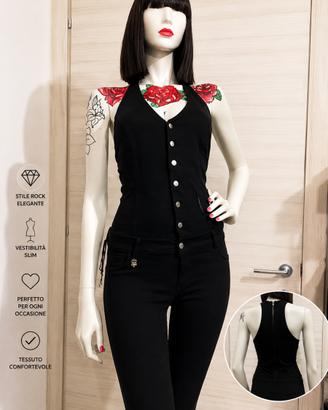 Jumsuit Met 100% made in italy nuova