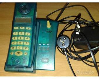 Tele 2 i-Hear Telefono cordless color turchese