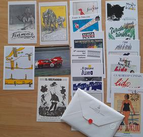 Set cartoline vintage da collezione