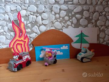 3 macchinine PAW PATROL