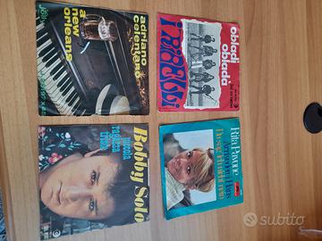 LOTTO DA 4 DISCHI VINILE ORIG. ANNI 60 ASSORTITI 