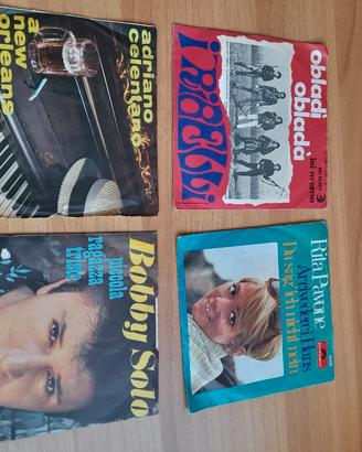 LOTTO DA 4 DISCHI VINILE ORIG. ANNI 60 ASSORTITI 
