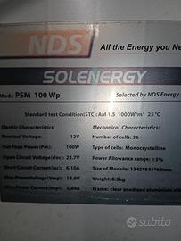 pannello solare in nds
