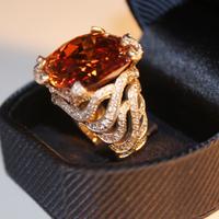 Anello Cocktail in argento massiccio