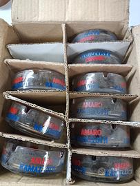 set di 9 posaceneri Amaro Ramazzotti 