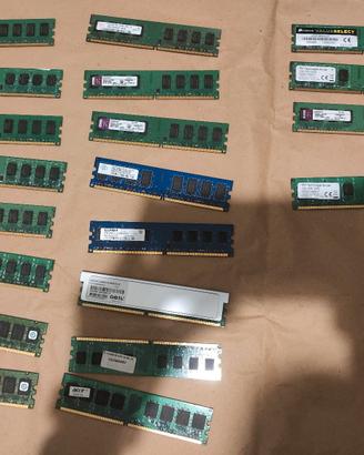 USATO - LOTTO RAM 20 RAM DDR2 DA 2GB