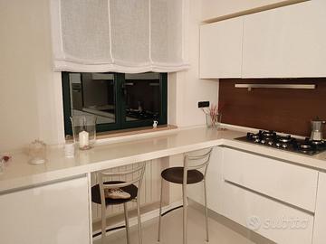 cucina bianca lucida 