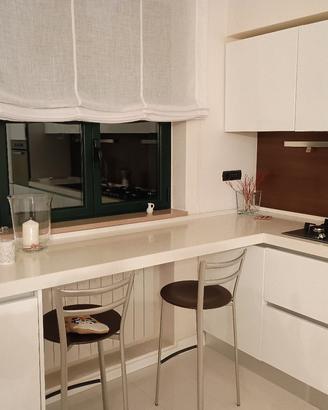 cucina bianca lucida 