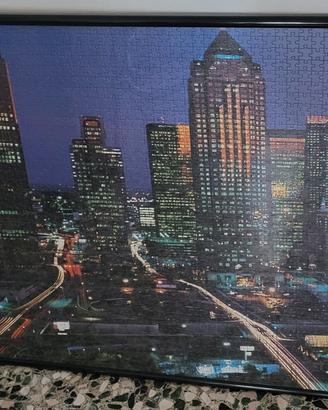 Quadro puzzle skyline