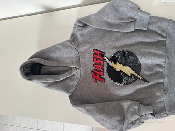 Felpa Zara Kids 6anni  116 cm The Flash cappuccio