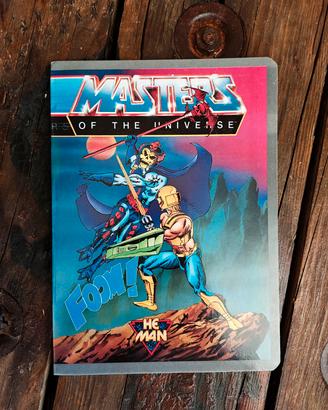 Quaderno A5 vintage Motu Action figure masters