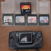 Sega Game Gear + 5 giochi – non testato – bundle