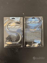 Luce LED USB Flessibile per Notebook e PC