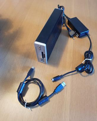Case USB Hard disk 250 GB card reader