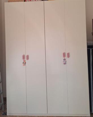 Armadio bianco 4 ante