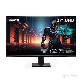 GIGABYTE GS27QC monitor 2560x1440 165hz 27”