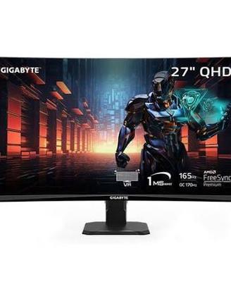 GIGABYTE GS27QC monitor 2560x1440 165hz 27”
