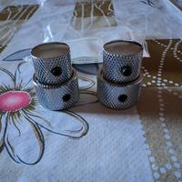 Stacked control Knobs concentrici Silver 