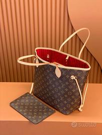 Borsa a mano Louis Vuitton Neverful Media