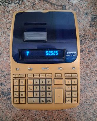 CALCOLATRICE OLIVETTI LOGOS 692 + RICAMBI