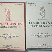 STUDI TRENTINI DI SCIENZE NATURALI e STORICHE