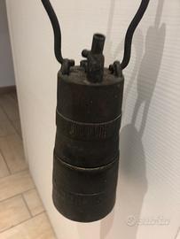 Lampa di carburio bronzo
