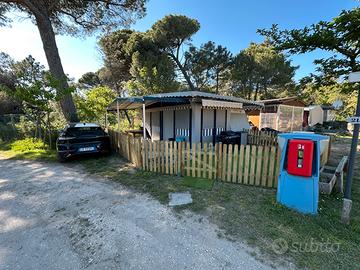 Roulotte con veranda rigida