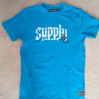 maglietta supply azzurra 