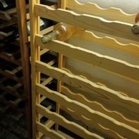 porta bottiglie in legno