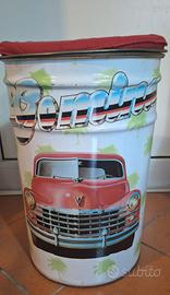 Bidone porta giochi vintage