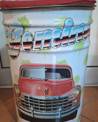 Bidone porta giochi vintage