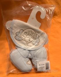 Thun Set Bavetta e Scarpine Bambino in Cotone