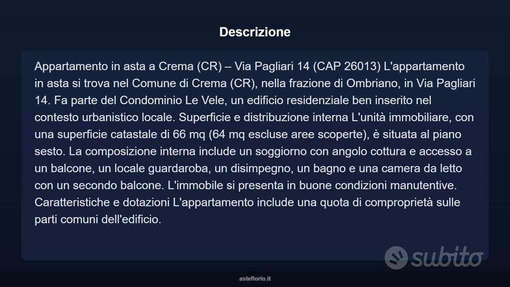 Appartamento – Crema, Ombriano - Vista 3