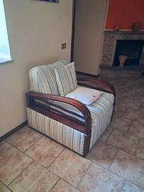 poltrona letto antica