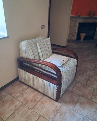 poltrona letto antica