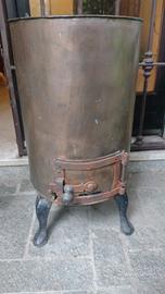 STUFA IN RAME PER CUCINA/TAVERNETTA 