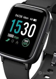 CHEREEKI Fitness Tracker Smartwatch – Nero (IP68)