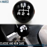 POMELLO Leva Cambio NERO PER Porsche 356 4 MARCE