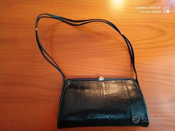 borsa vintage Giancarlo Ferré anni 80 in lucertola