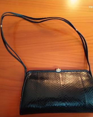 borsa vintage Giancarlo Ferré anni 80 in lucertola