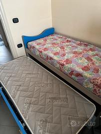 Letto singolo con letto estraibile Mondo Camerette