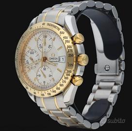 Omega Speedmaster Reduced Date oro acciaio