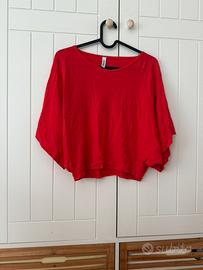 Top rosso CelEbRIties TRICOT
