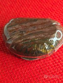 antica tabacchiera in argento e Agata 