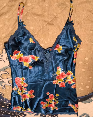Camicia da Notte Yamamay Blu Floreale - Taglia M