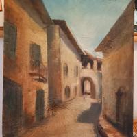 Quadro ad olio Via di DOMASO