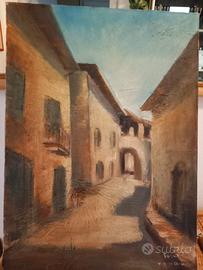 Quadro ad olio Via di DOMASO